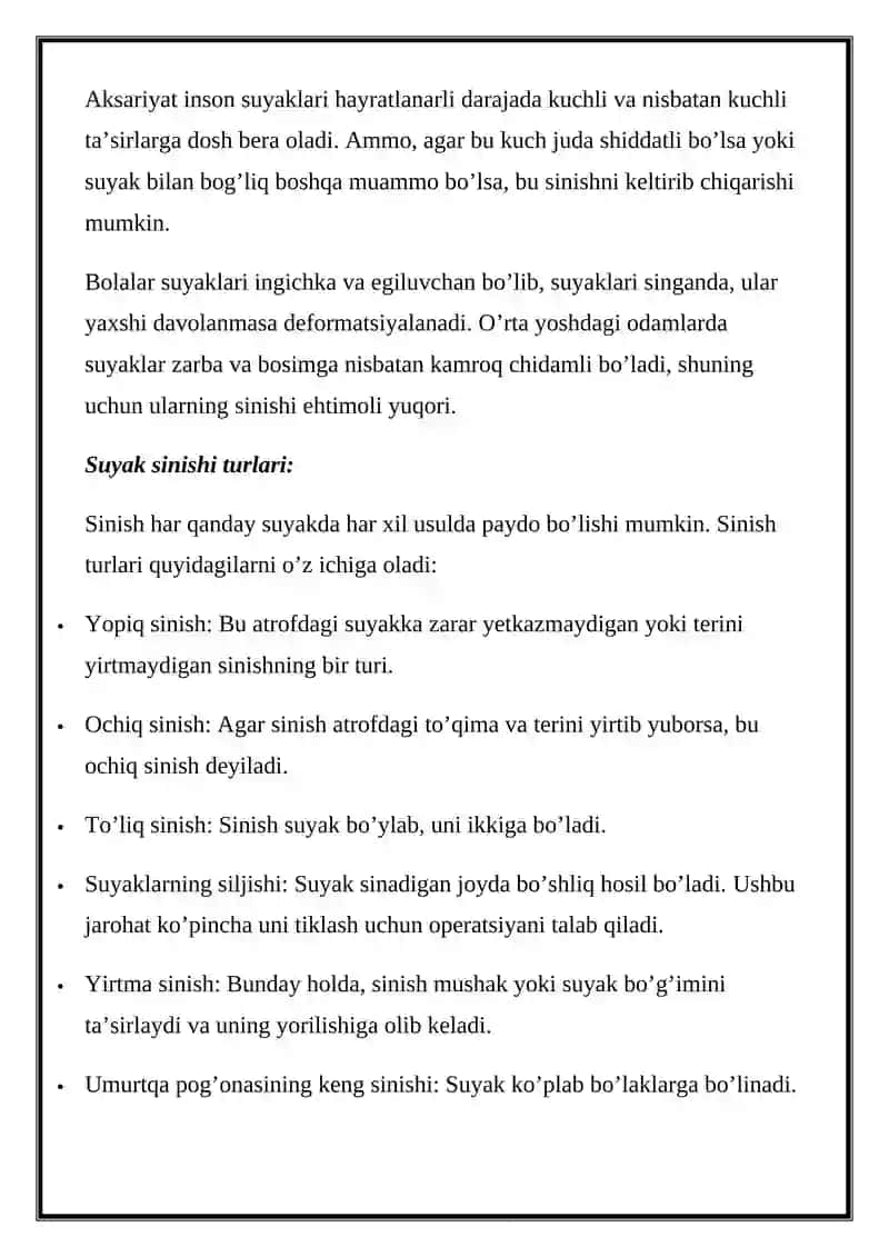 Suyak sinishi 2