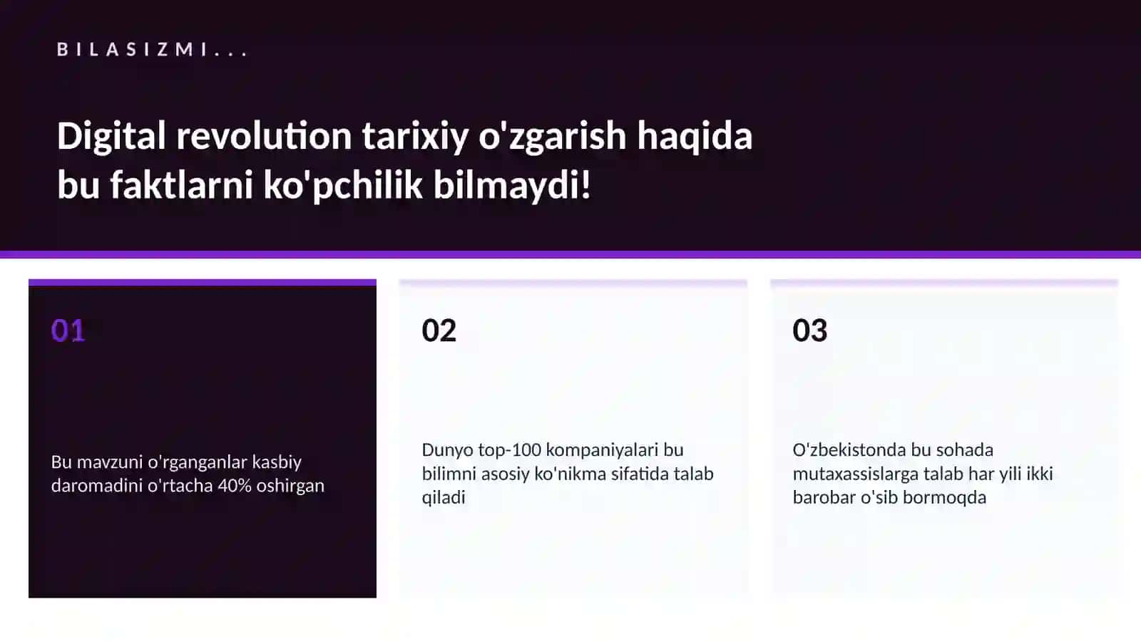 Digital revolution tarixiy o'zgarish 2