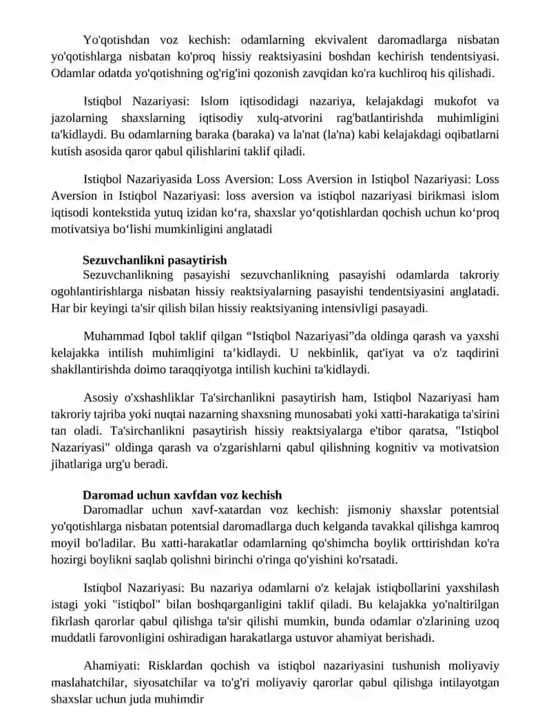 Istiqbol Nazariyasi 2