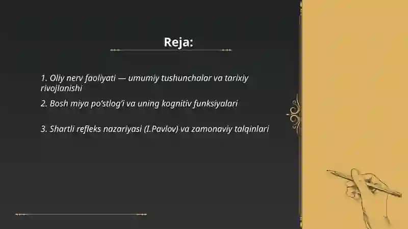 Oliy nerv faoliyati 2