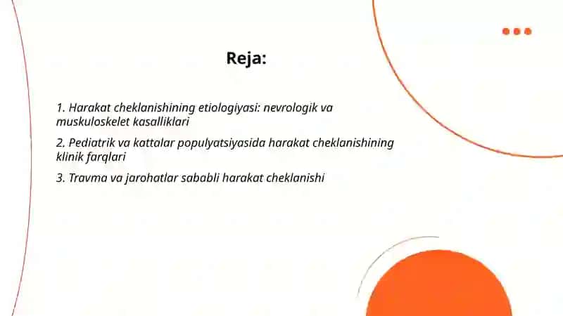 Harakat cheklanishining etiologiyasi 2