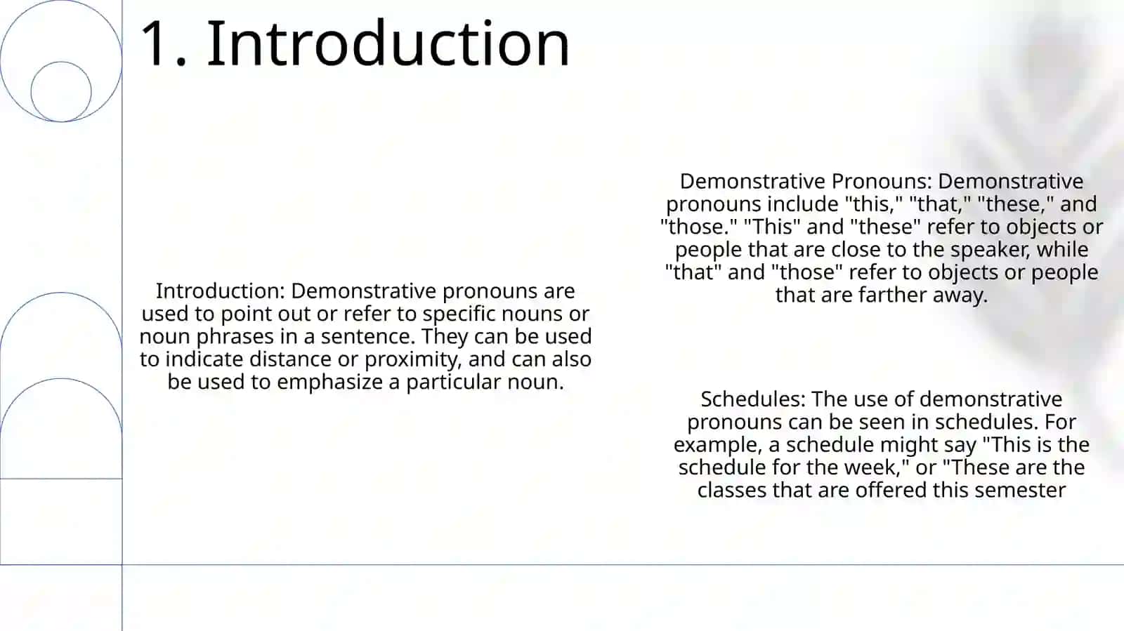 Demonstrative Pronouns 2