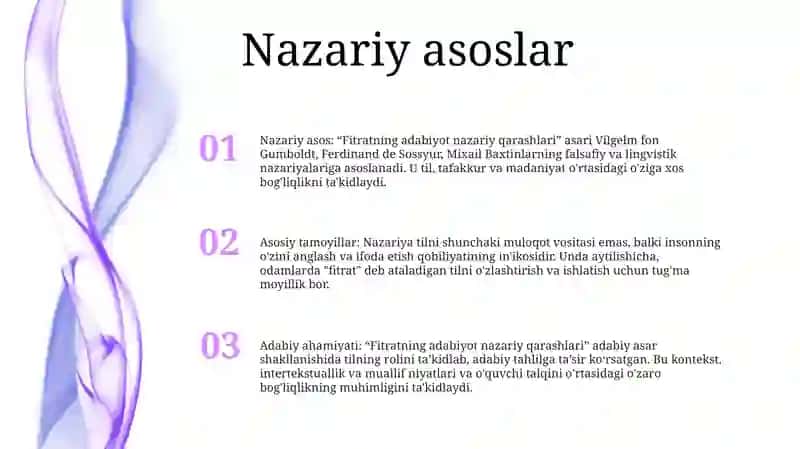 Fitratning Adabiy Nazariy Qarashlari 2