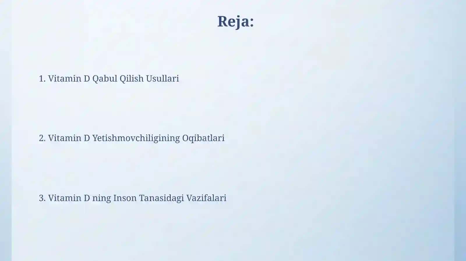 D vitaminining inson organizmidagi roli 2