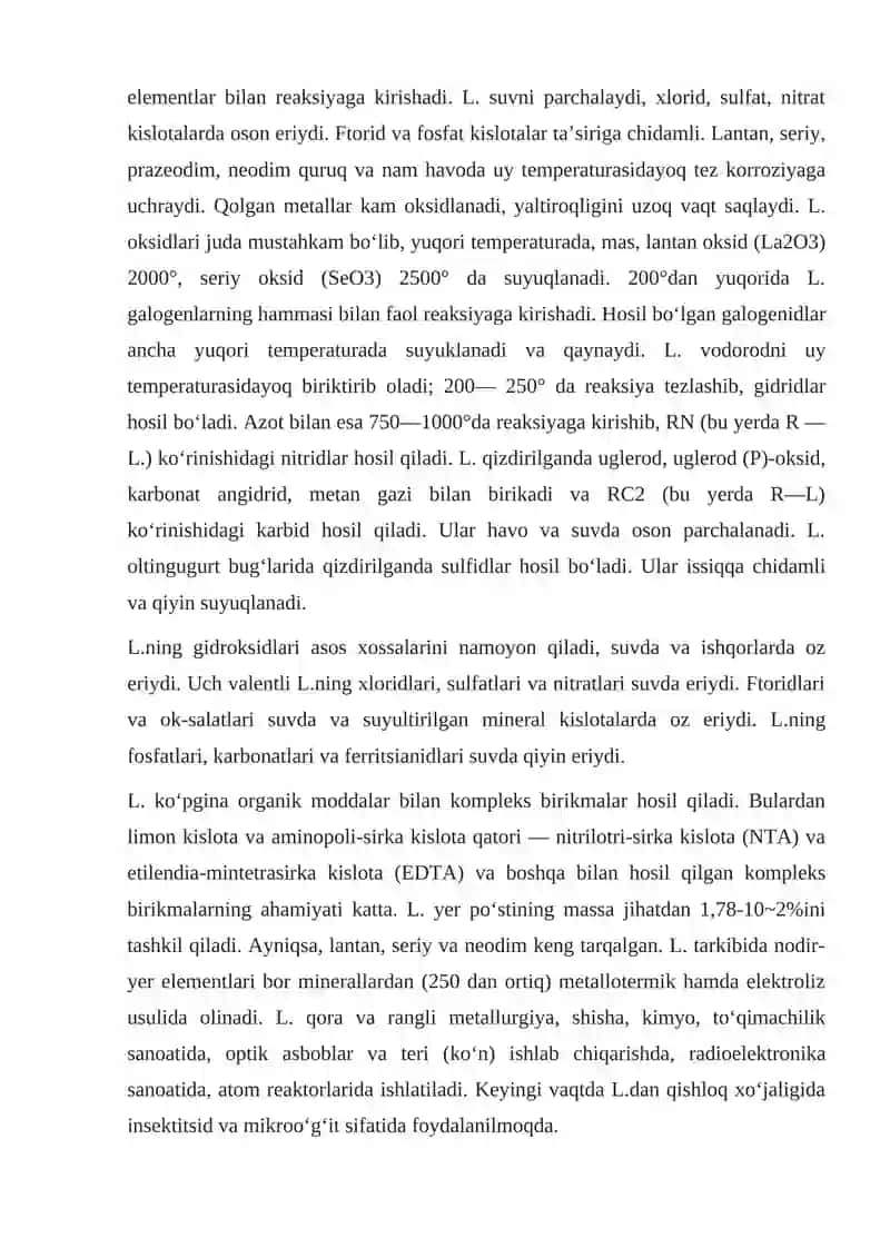 Lantanoidlar va aktanoidlar 2
