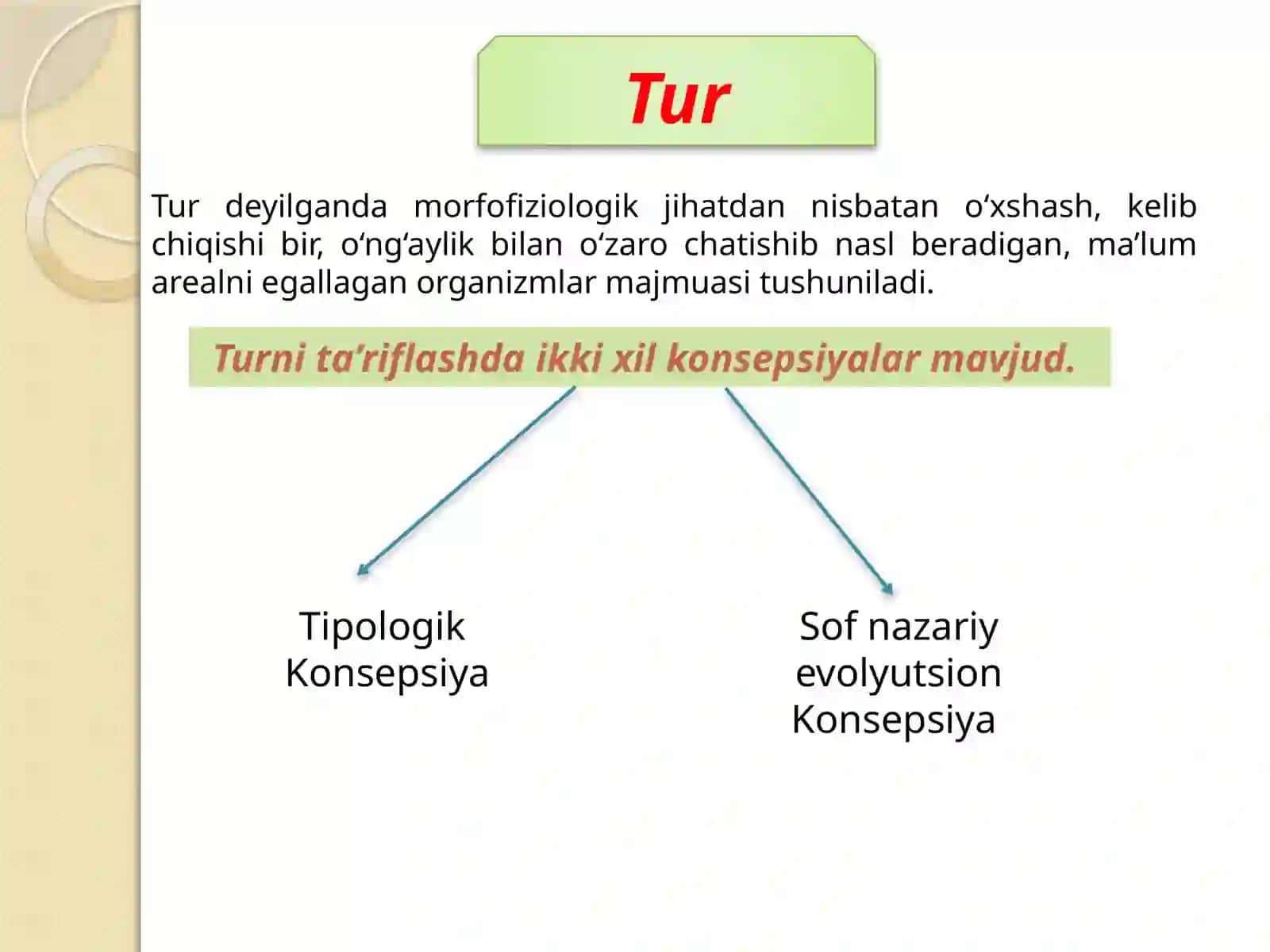 EVOLYUTSION JARAYONNINGASOSIY BOSQICHI 2