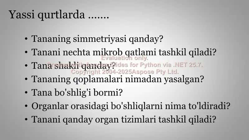Qurtlar parazitlardir 2