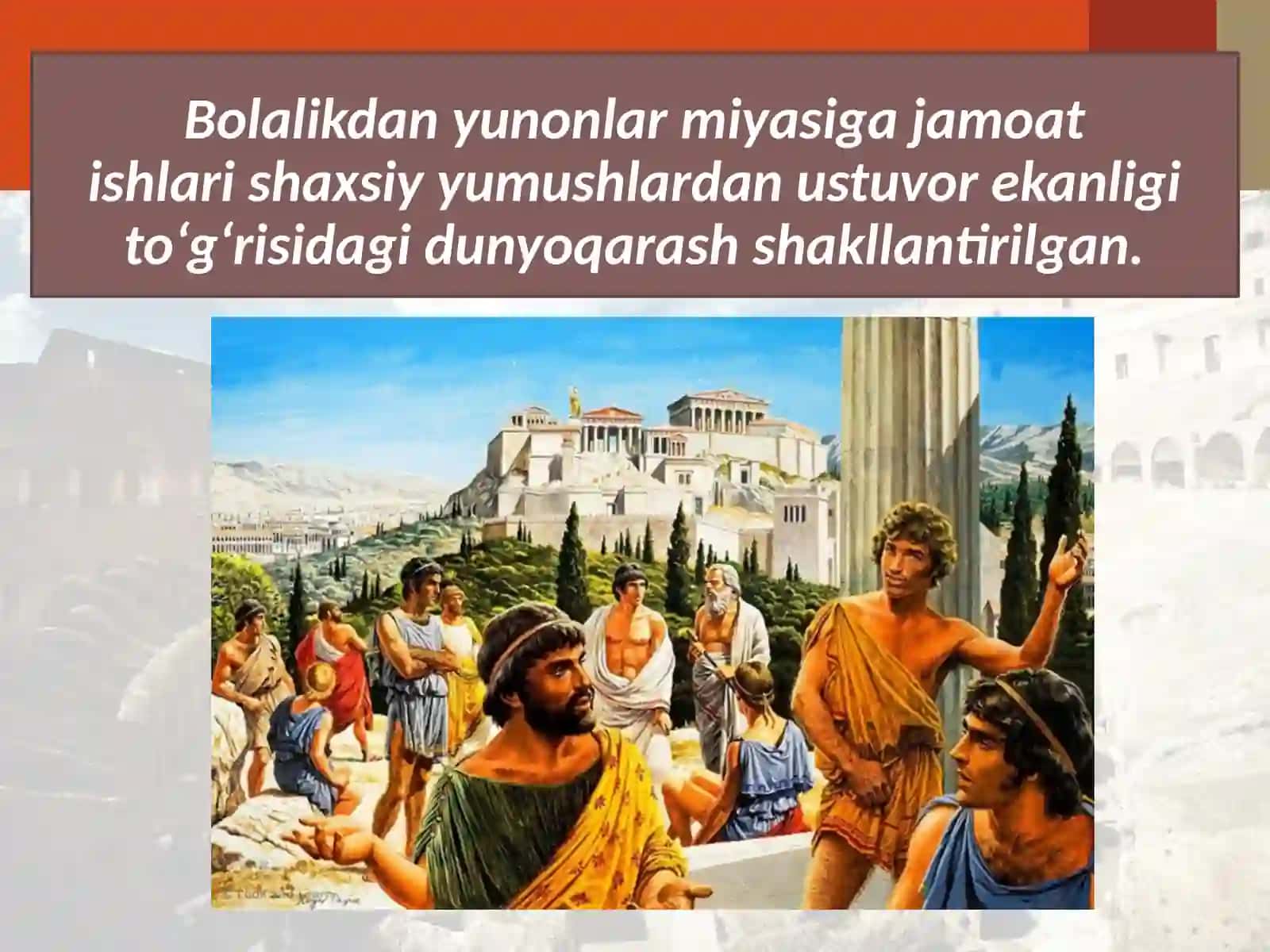 Qadimgi Yunoniston madaniyati 2