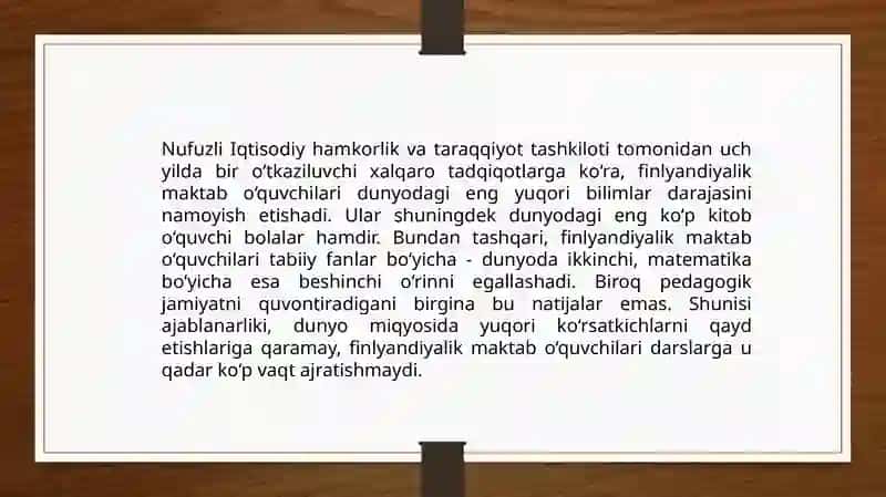 Finlyandiyalik maktab o‘quvchilari 2
