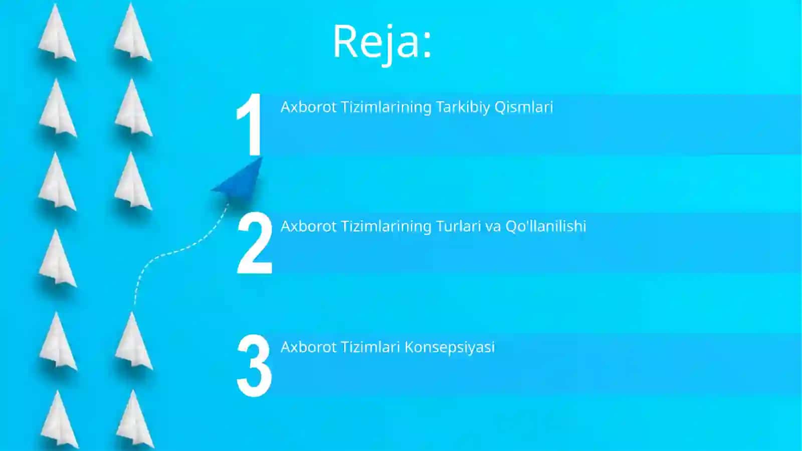 Axborot tizimlarining tushunchasi 2