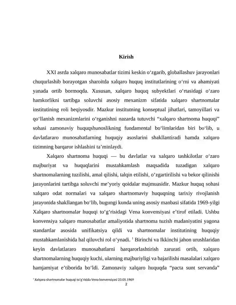 Xalqaro shartnoma huquqi 2