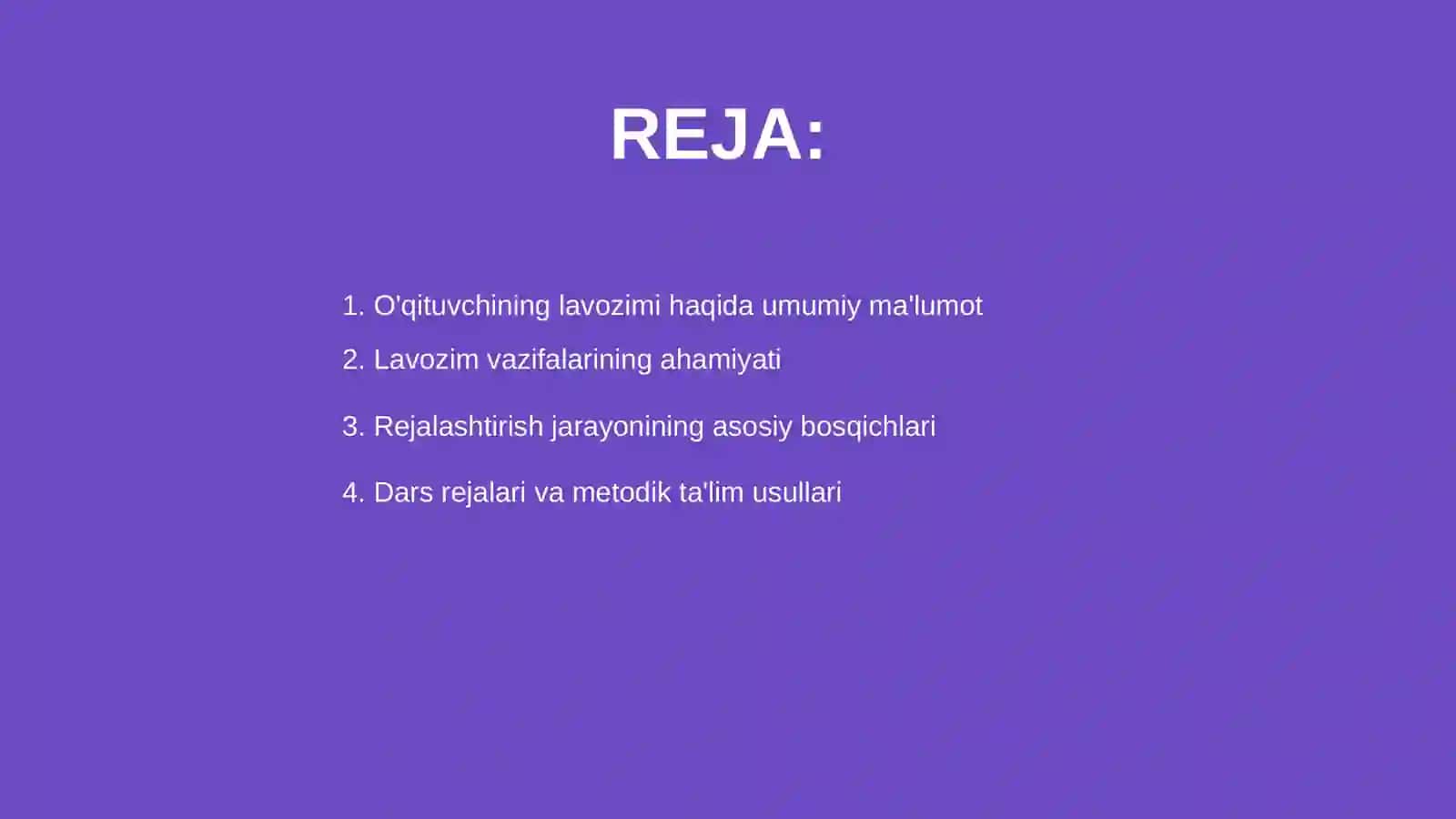 O'qituvchining lavozim va metodik vazifalari 2