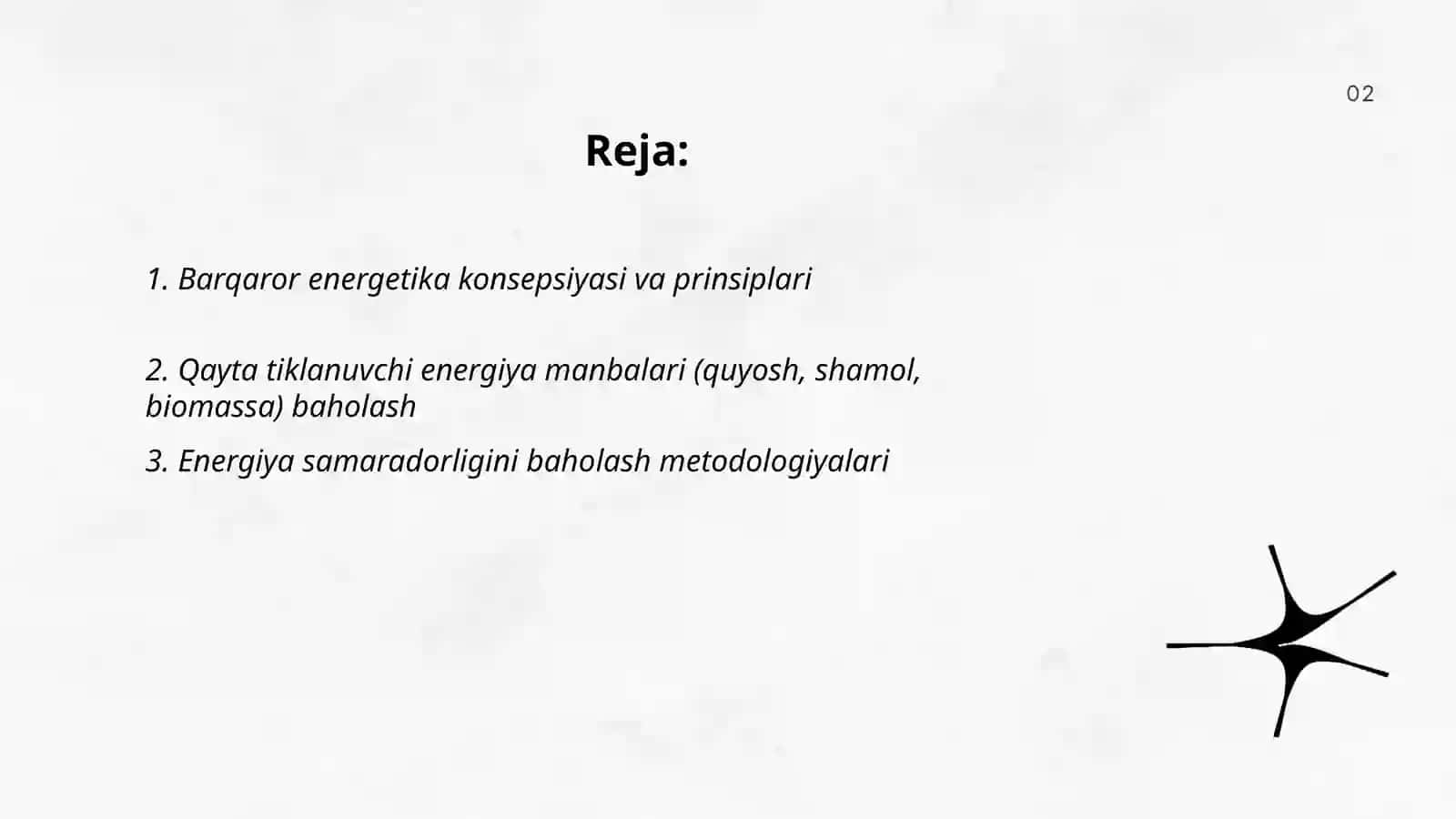 Barqaror energetika va uni baholash 2