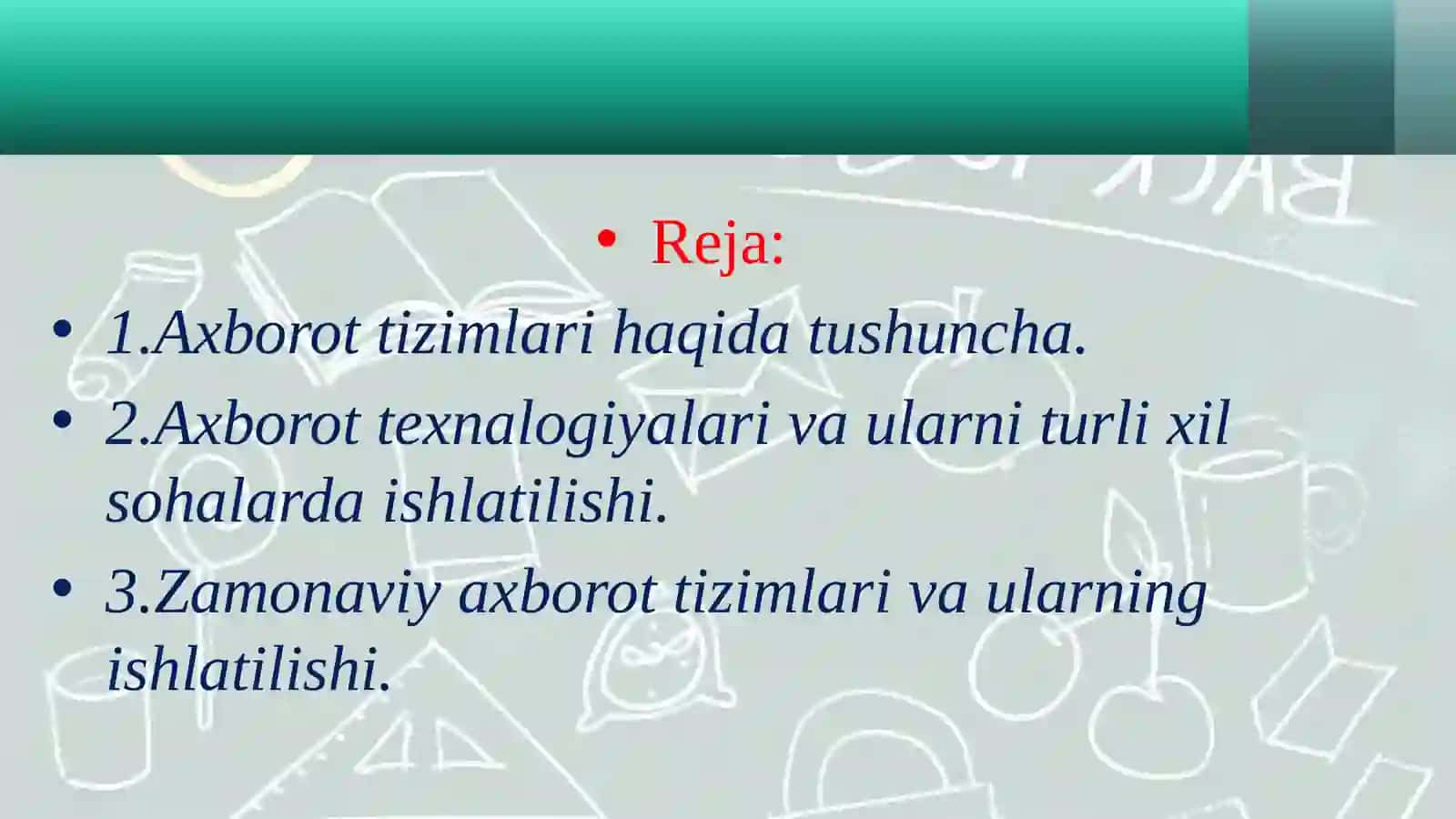 Axborot texnalogiyasi tushunchasi va klassifikatsiyasi 2