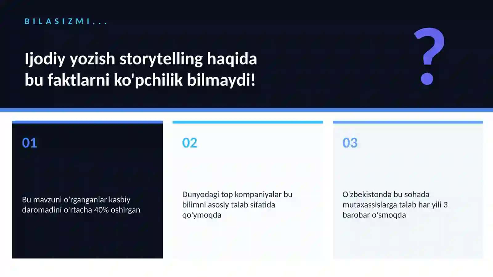 Ijodiy yozish storytelling 2