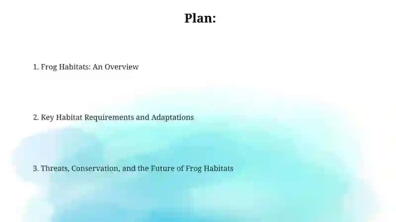 Frog Habitats: An Overview 2
