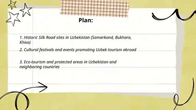 Tourism in Uzbekistan and Abroad 2