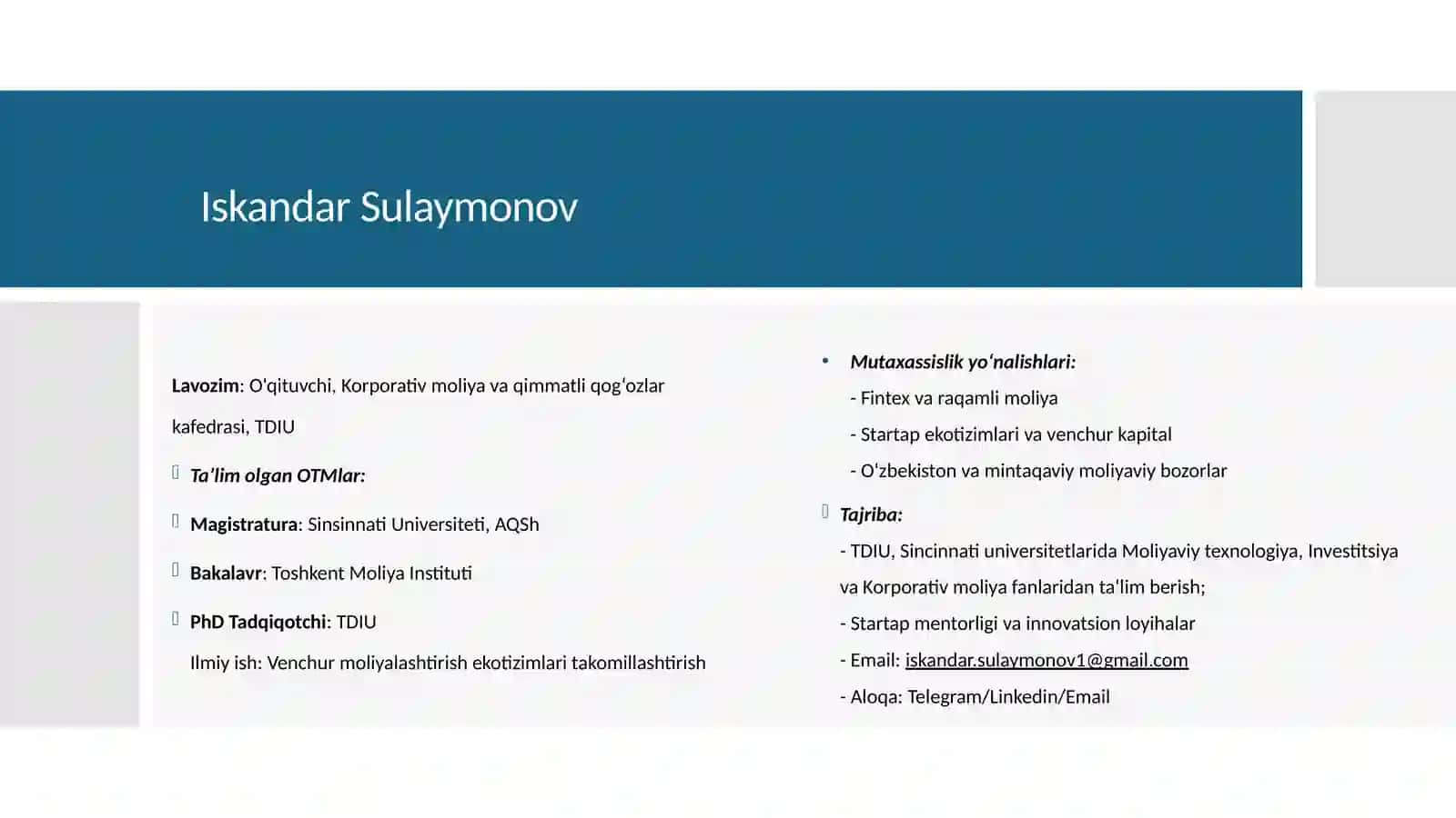 Moliyaviy texnologiyalar mohiyati 2