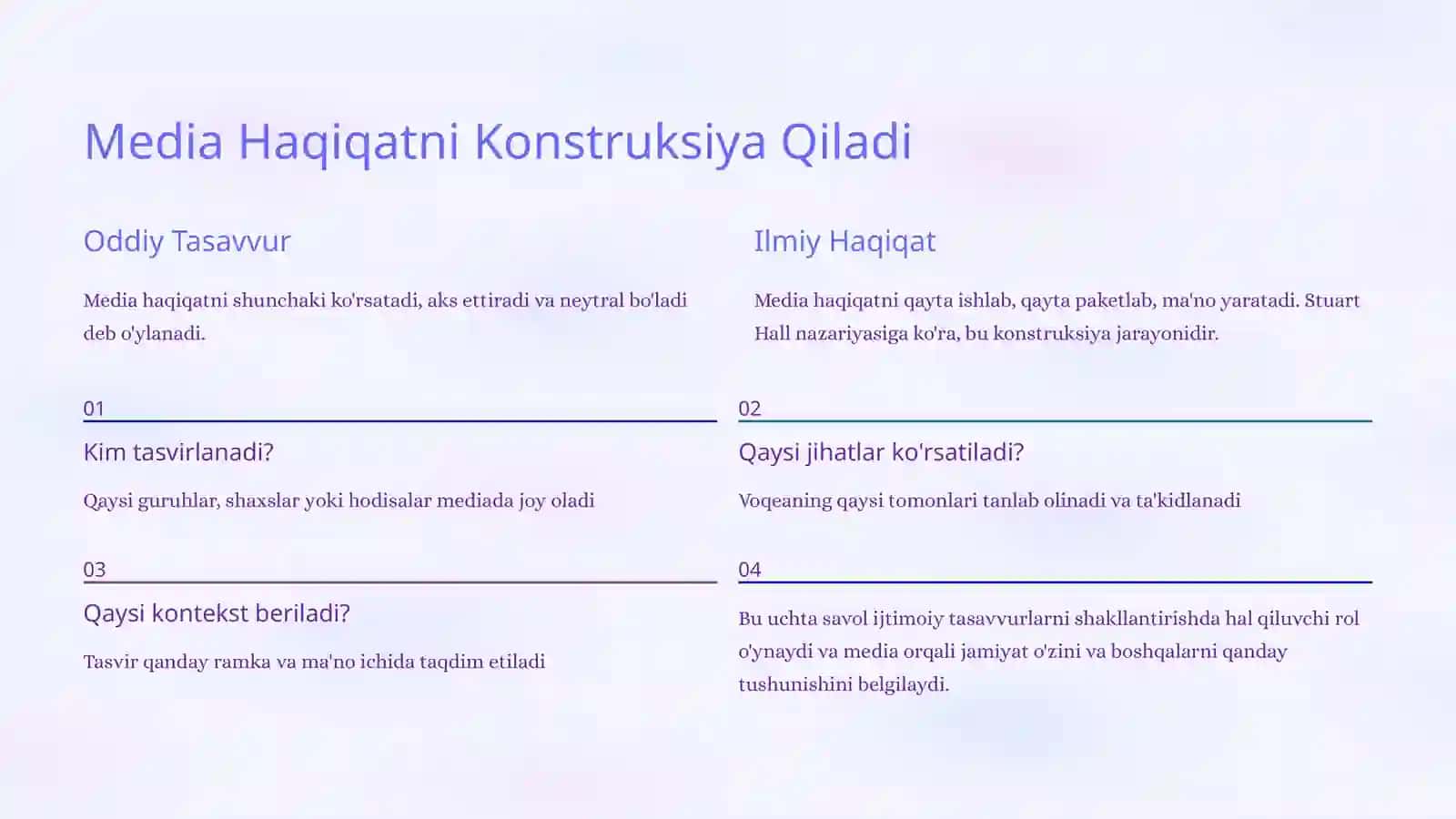 Medianing Tasviriy Xususiyati 2