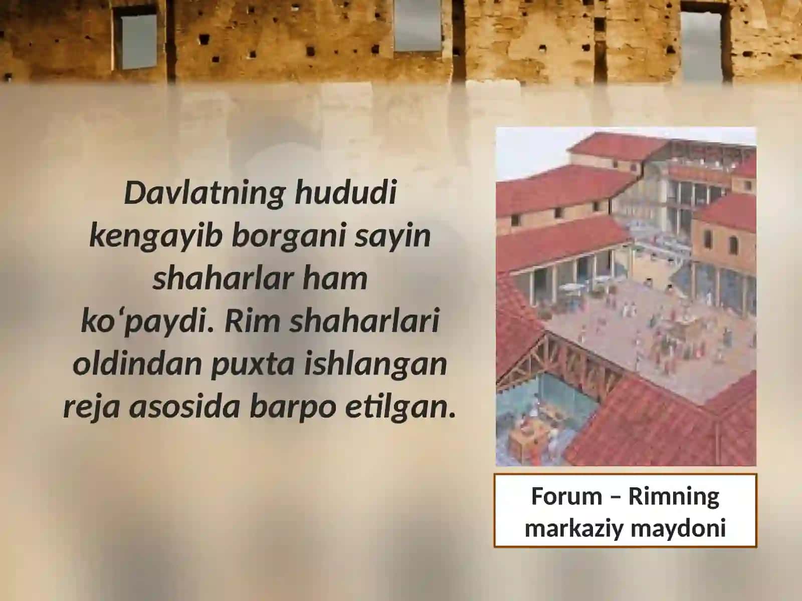 Rim respublikasining hayoti 2