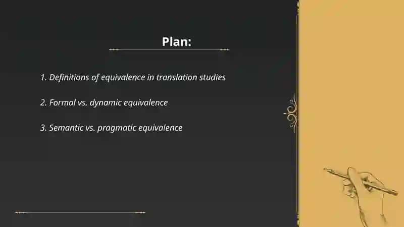 Issues in translation: Concepts of equivalence, adequacy and translatability 2