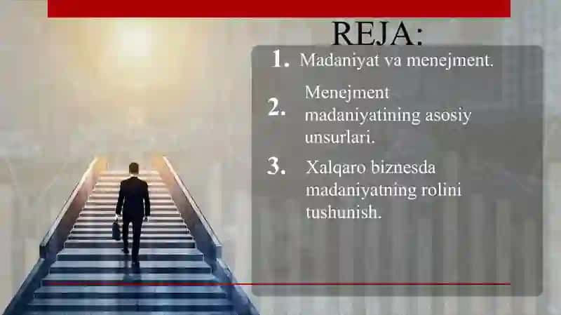 MENEJMENT MADANIYATI VA USLUBI 2