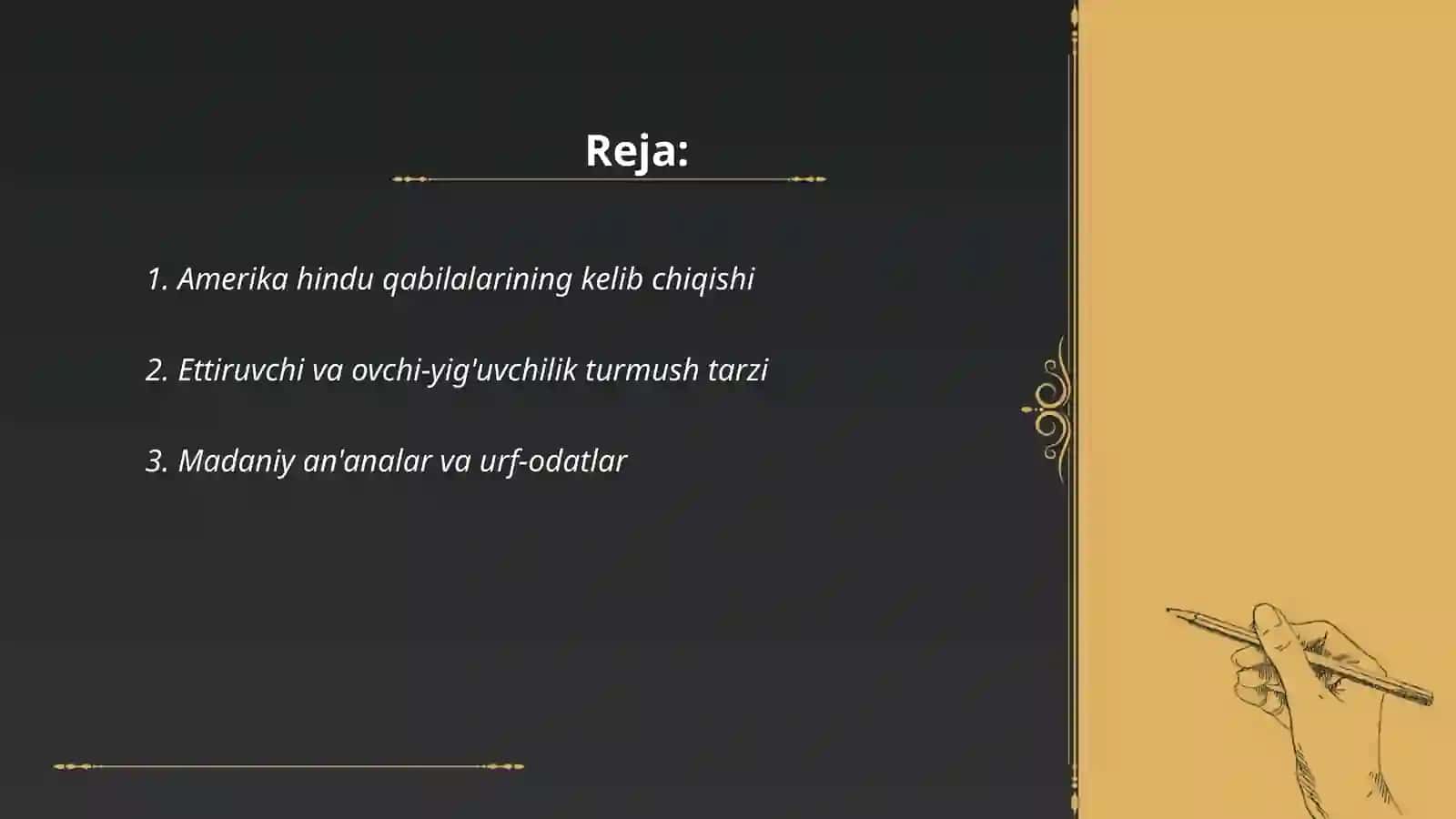Amerika hindu qabilalarining etnologiyasi 2