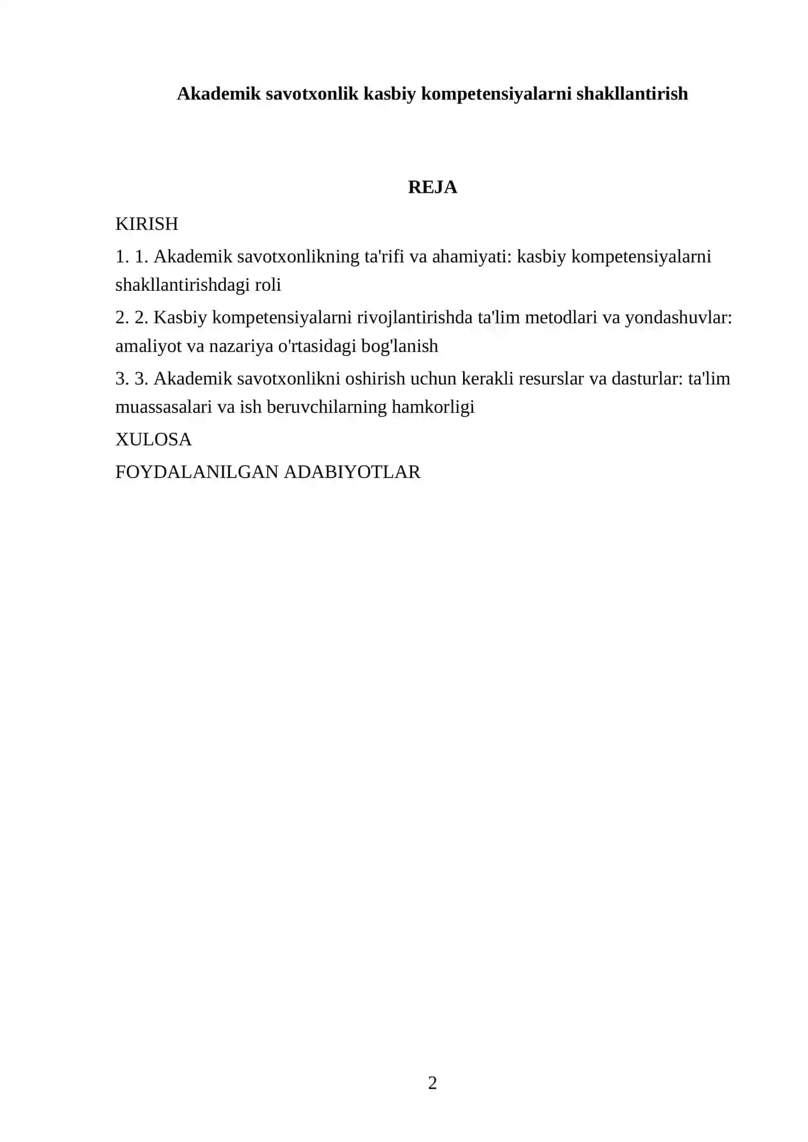 Ascending Academic Competencies in Academic Research 2