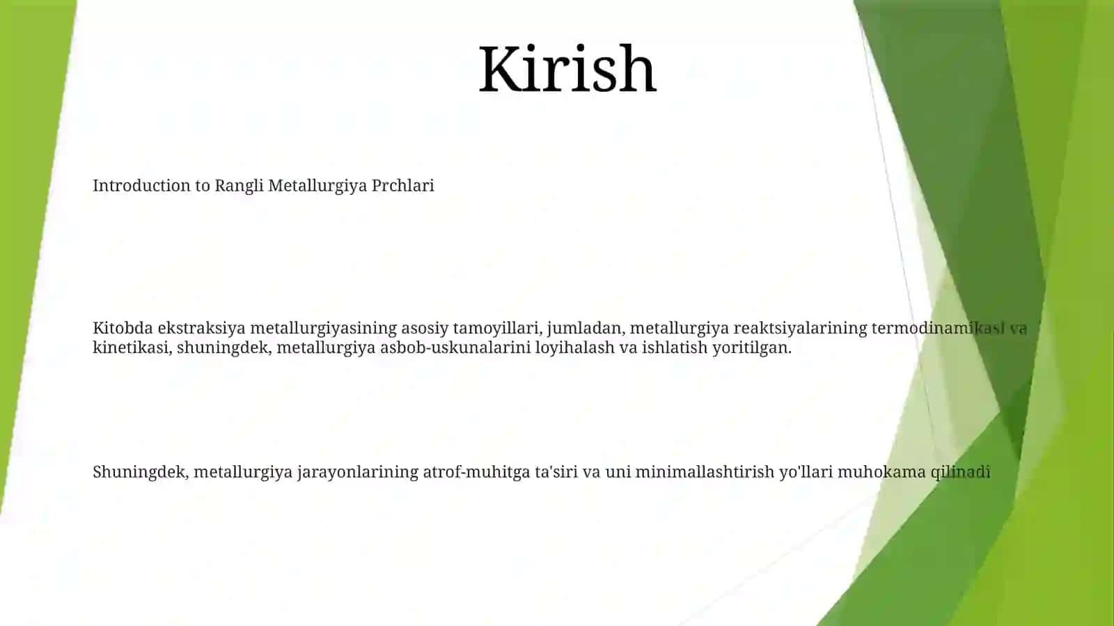 Rangli Metallurgiya Prchlari 2