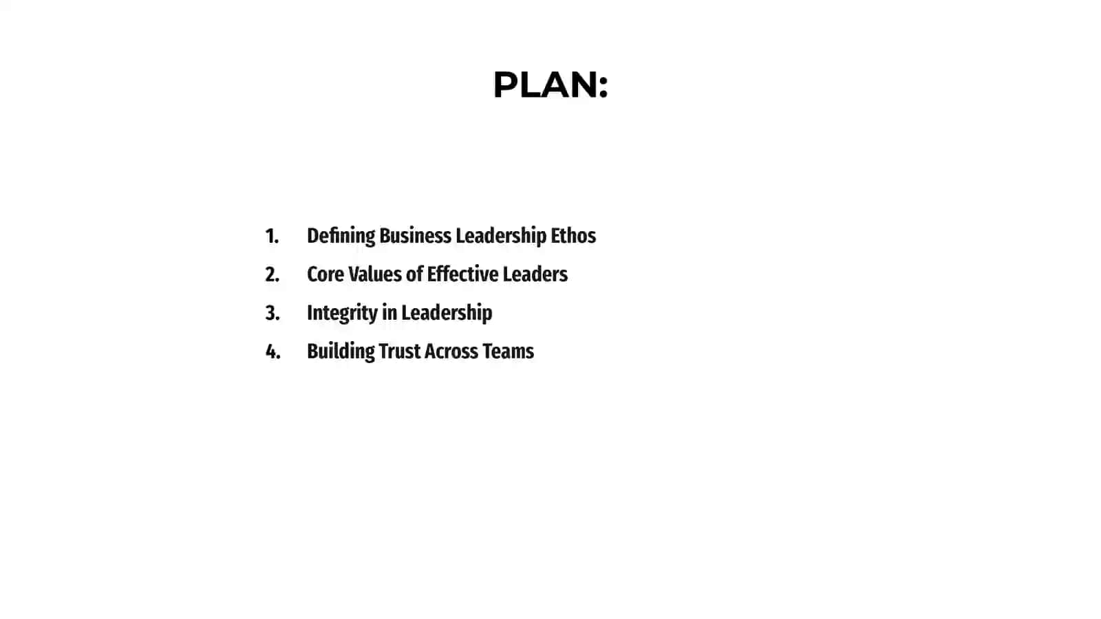 Business Leadership Ethos 2