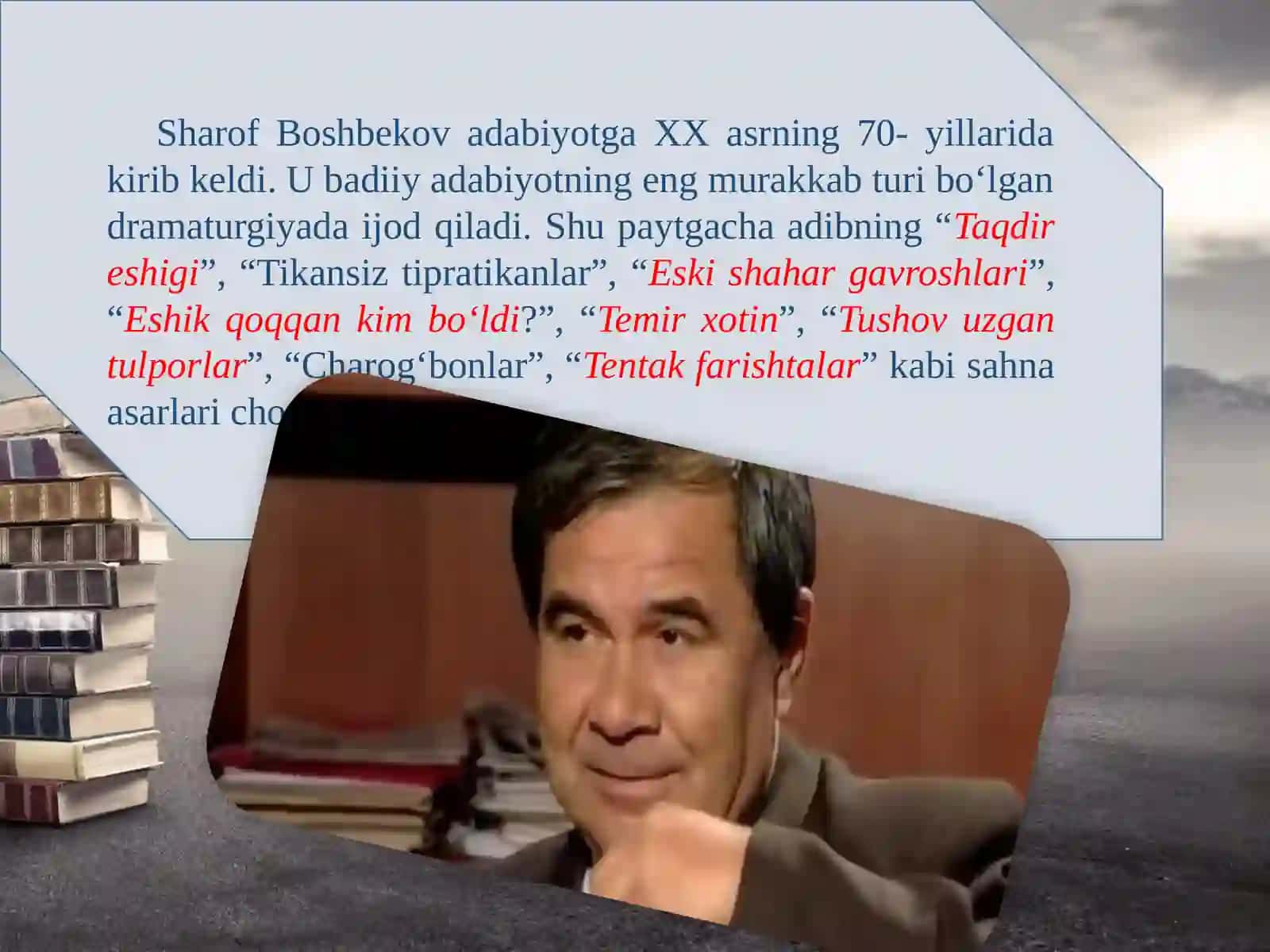 Sharof Boshbekov 2