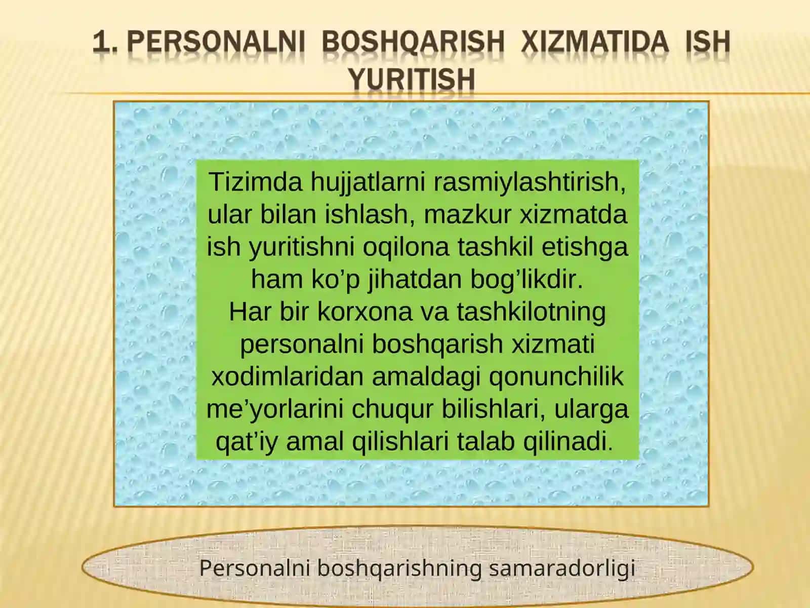 Personalni boshqarish xizmati 2