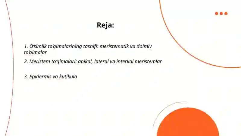 O‘simlik to‘qimalari 2
