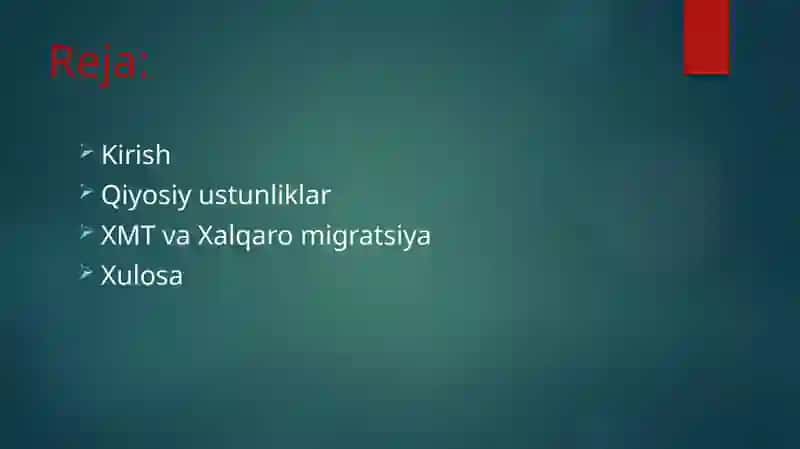 Xalqaro mehnat taqsimoti 2
