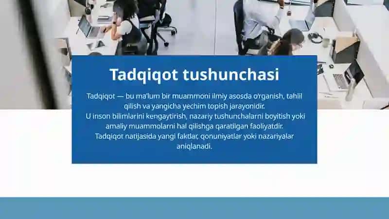 Tadqiqot loyihasi 2