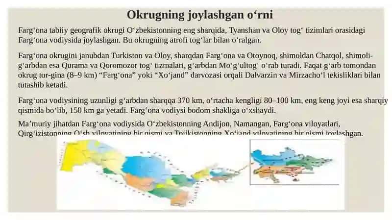 Fargʻona tabiiy geografik Okrugi 2