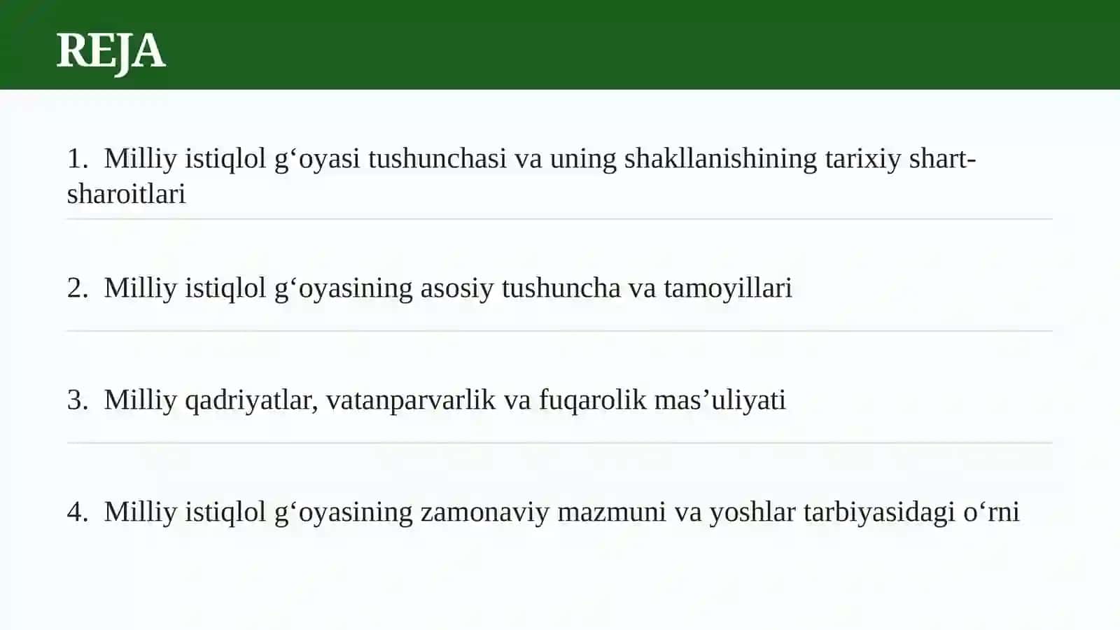 MILLIY ISTIQLOL G‘OYASI 2