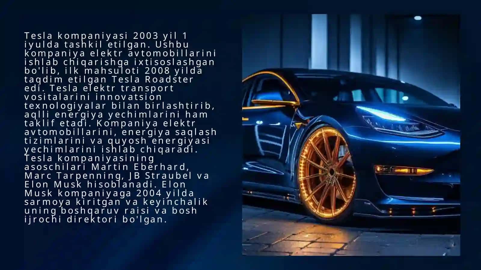 Tesla kompaniyasi 2