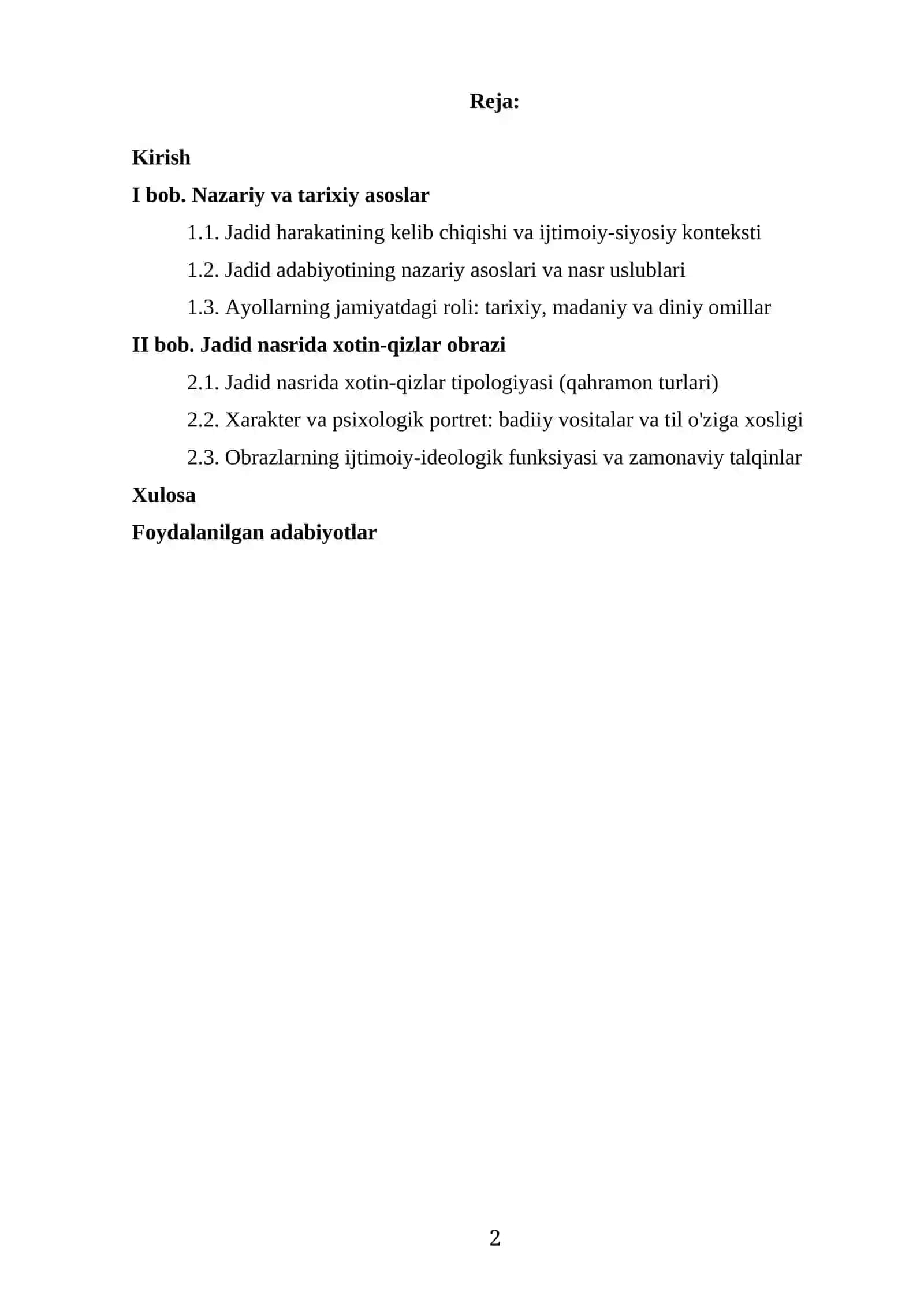"JADID NASRIDA XOTIN-QIZLAR OBRAZI" 2