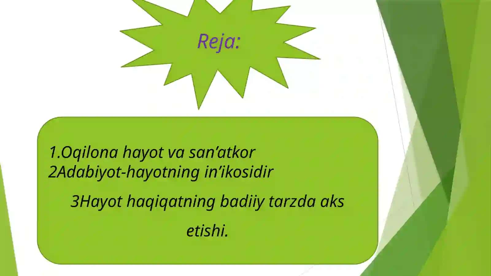 Hayot va adabiyot 2