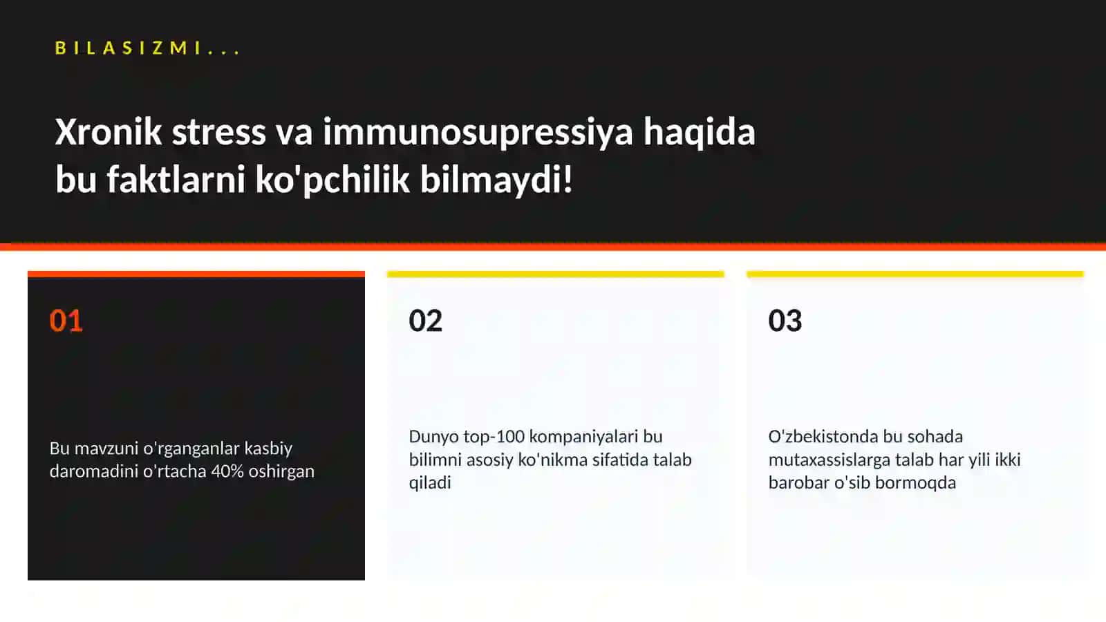 Xronik stress va immunosupressiya 2