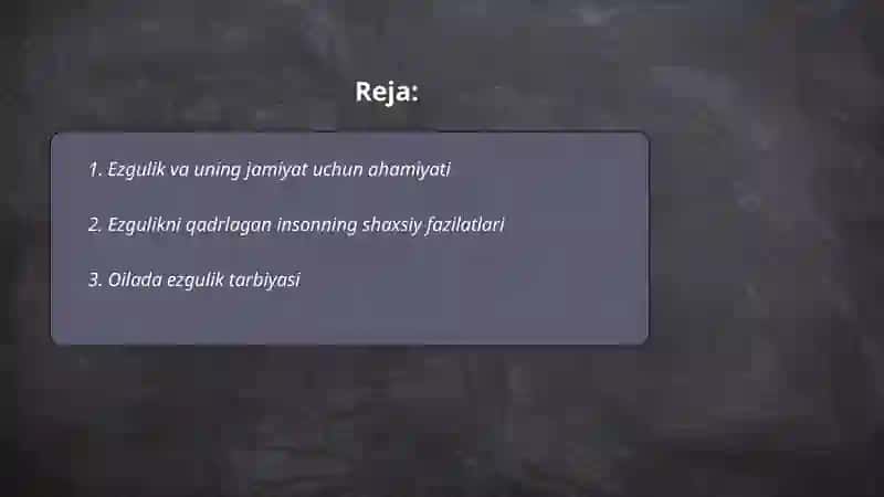 Ezgulikni qadrlagan inson jamiyat faxri 2
