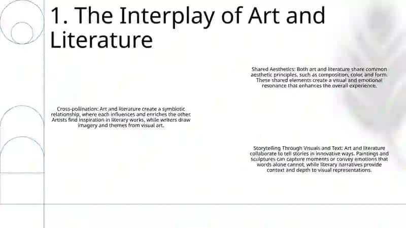 The Interplay of Art and Literature 2