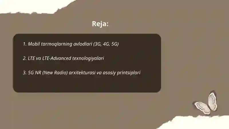 Mobil internet texnologiyalari 2