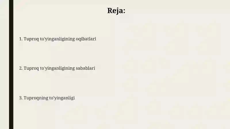 To'yinganlikning ifloslanishga ta'siri 2