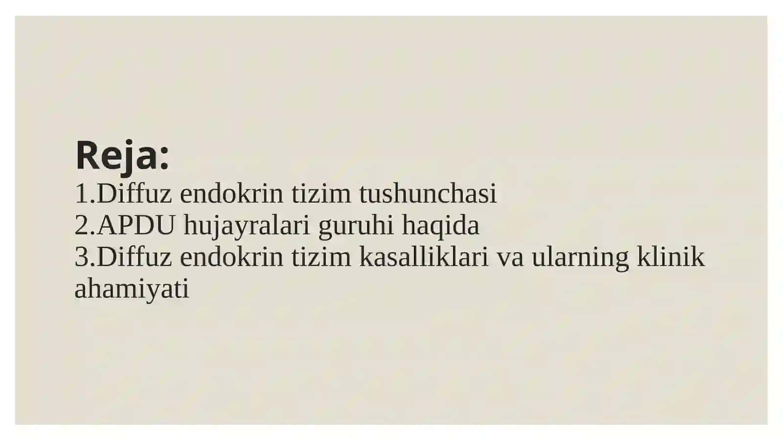 Diffuzendokrin Tizim 2