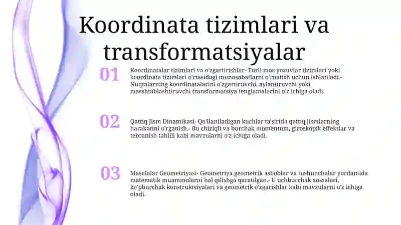 Qattiq Jism Dinamikasi 2