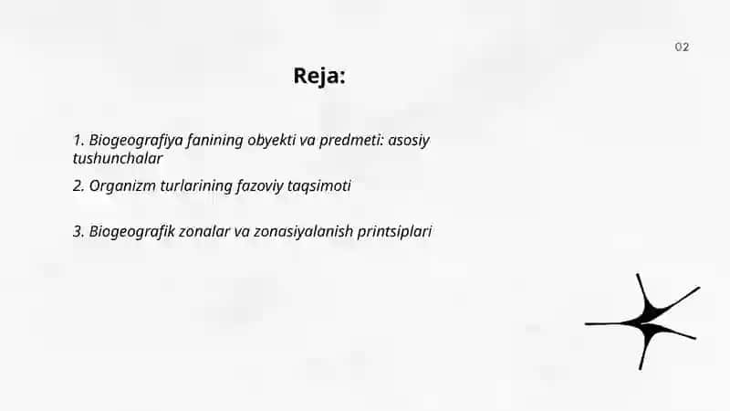 Biogeografiya fanining obyetki va predmetlari 2
