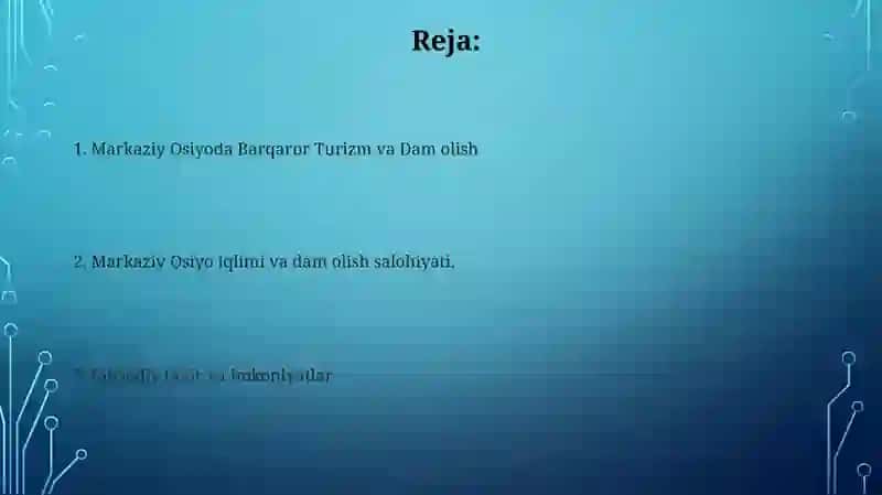 Barqaror Turizm Amaliyoti 2