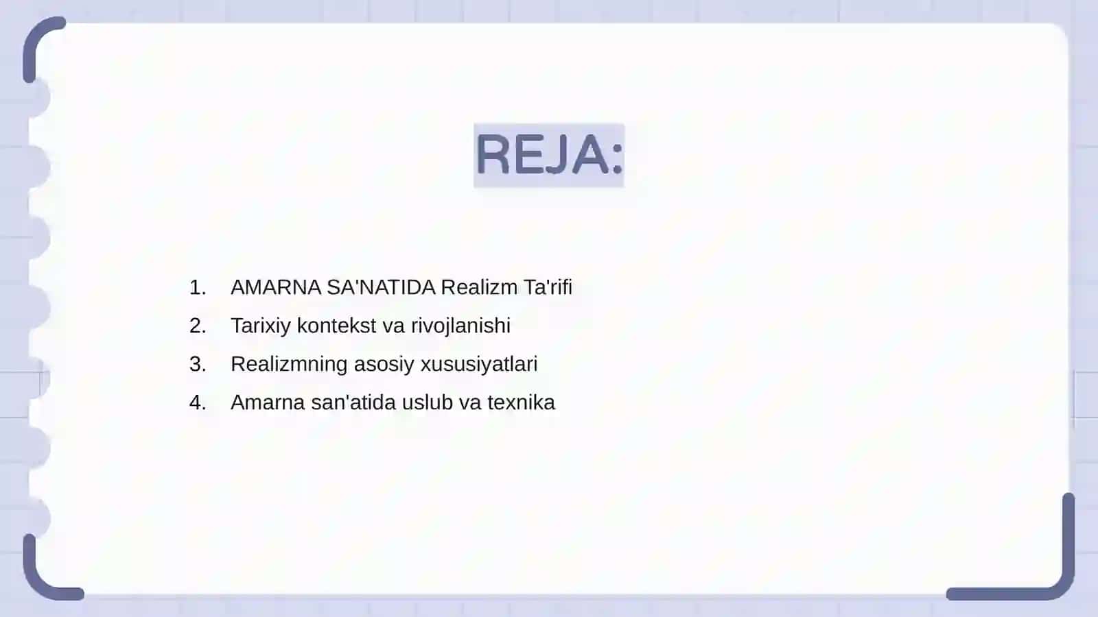 AMARNA SA'NATIDA REALIZM 2